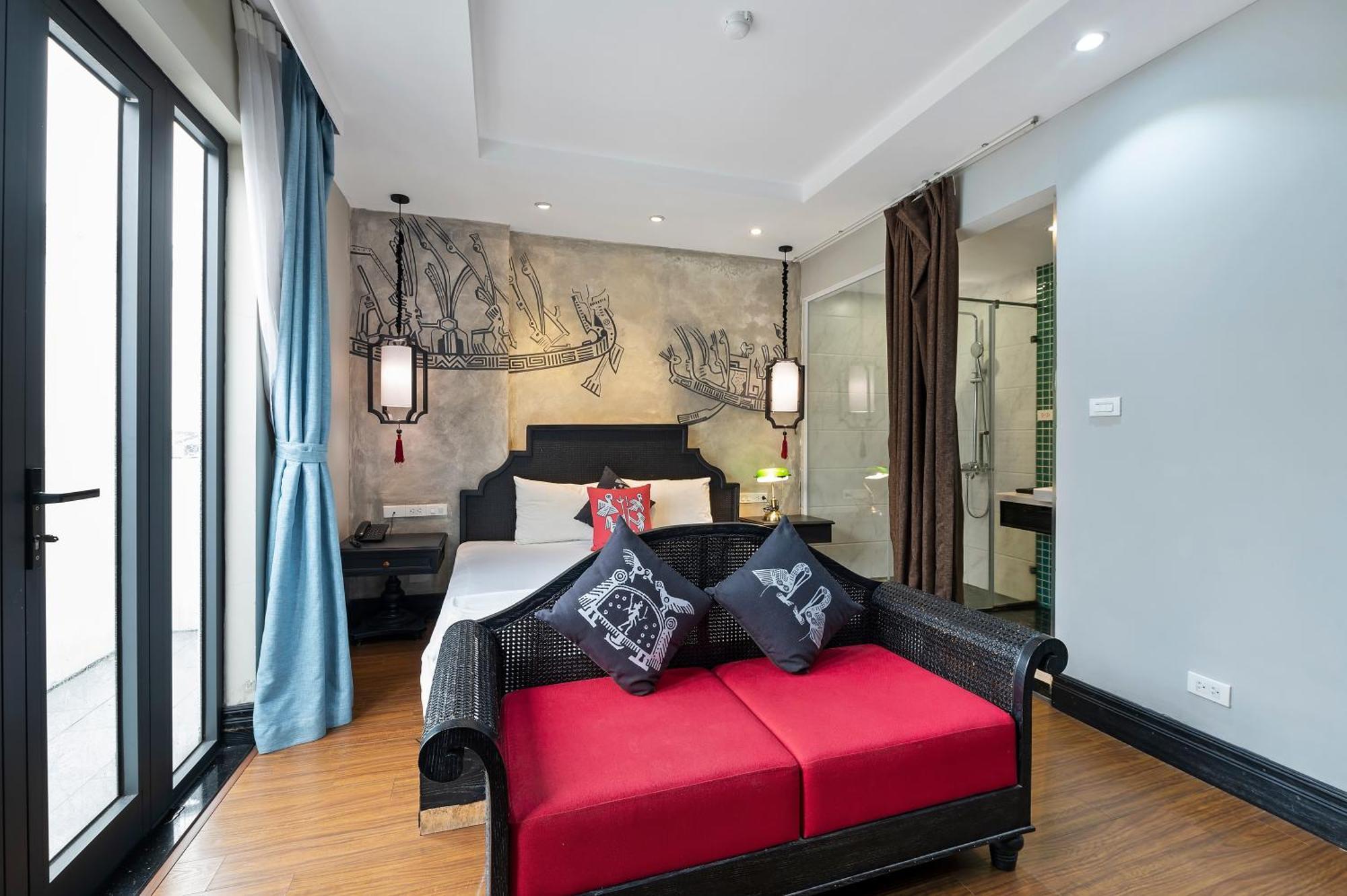 22Land Residence Hotel & Spa 52 Ngo Huyen Hanoi Exterior foto