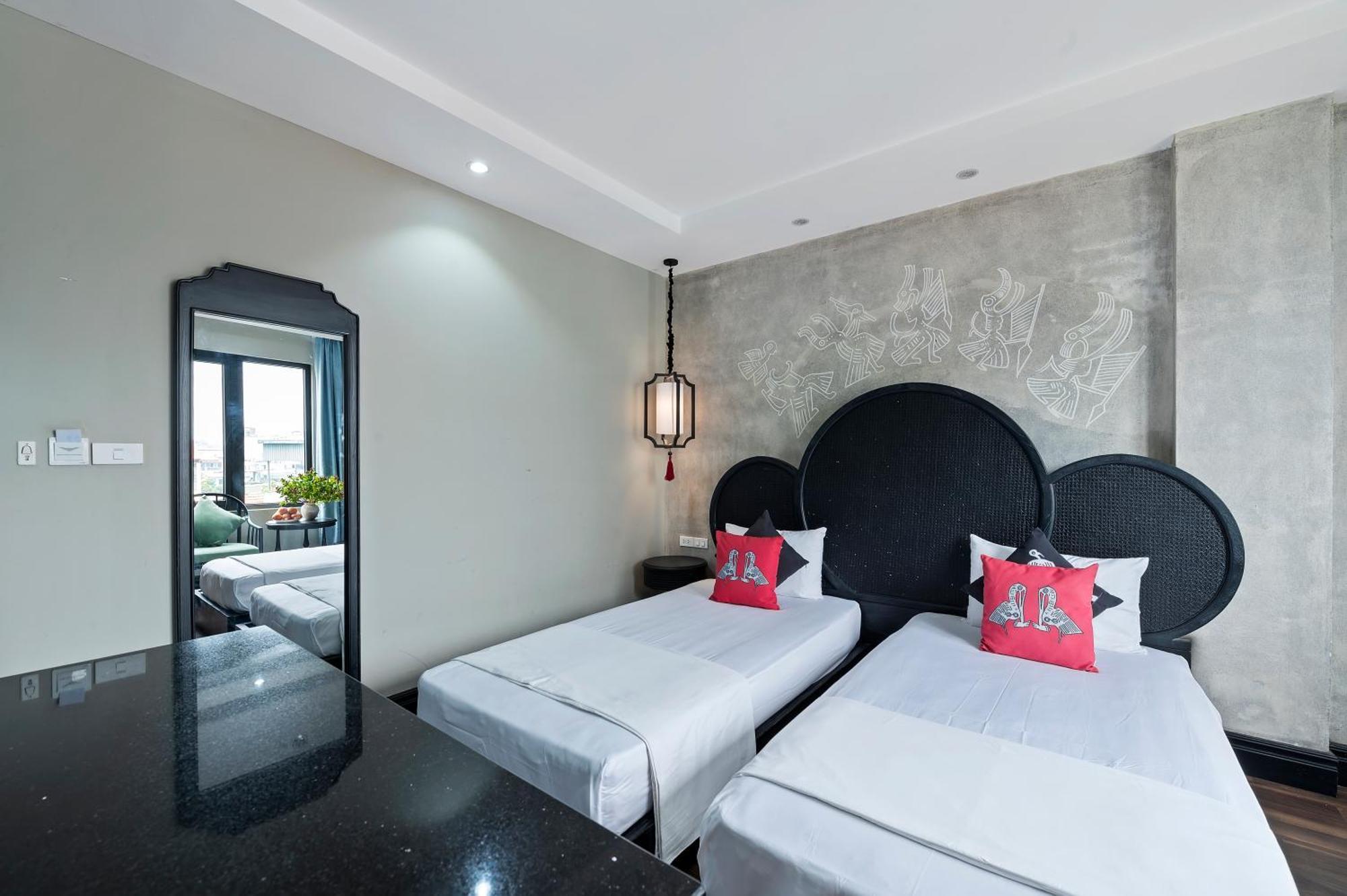 22Land Residence Hotel & Spa 52 Ngo Huyen Hanoi Exterior foto