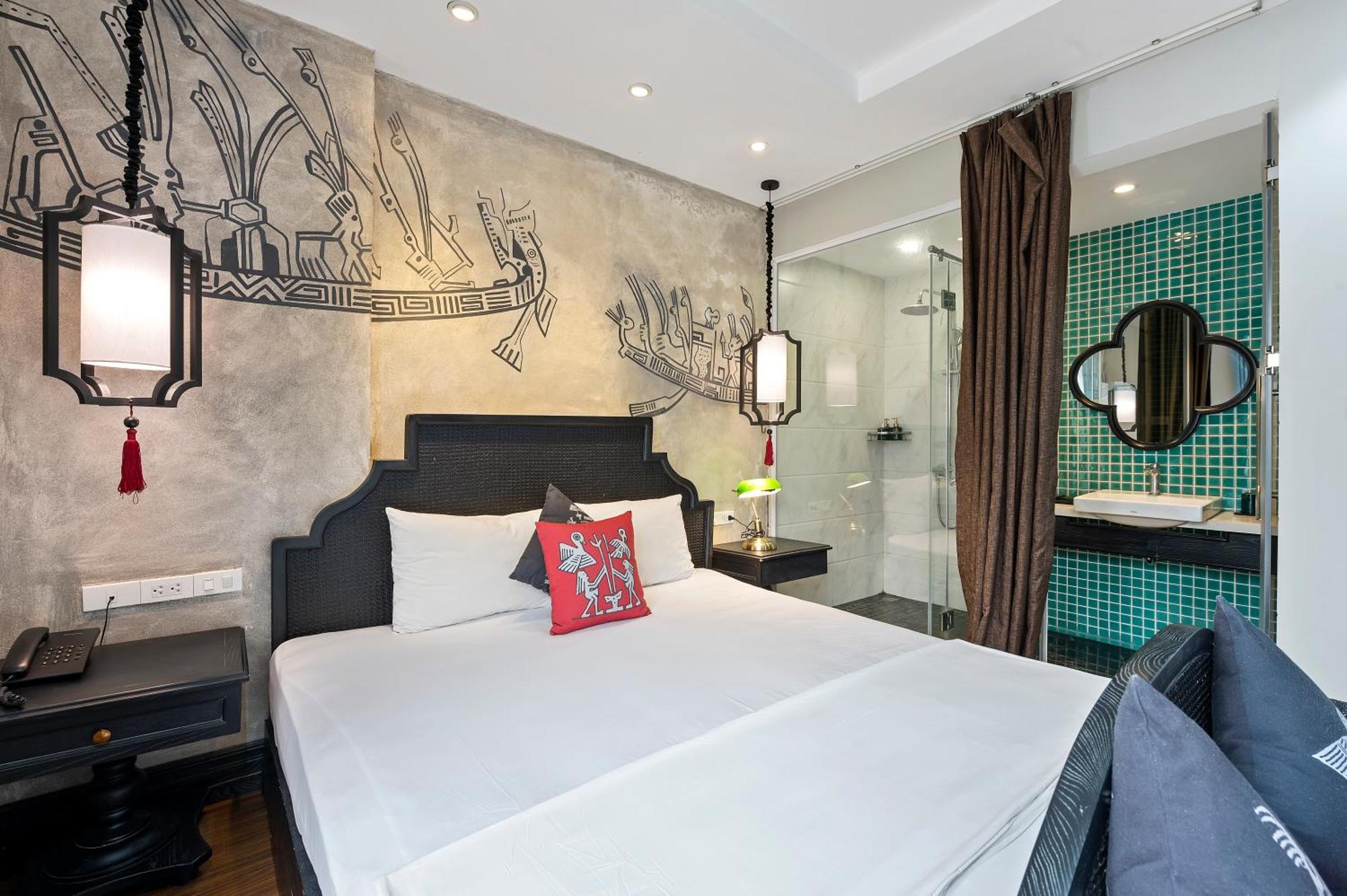 22Land Residence Hotel & Spa 52 Ngo Huyen Hanoi Exterior foto