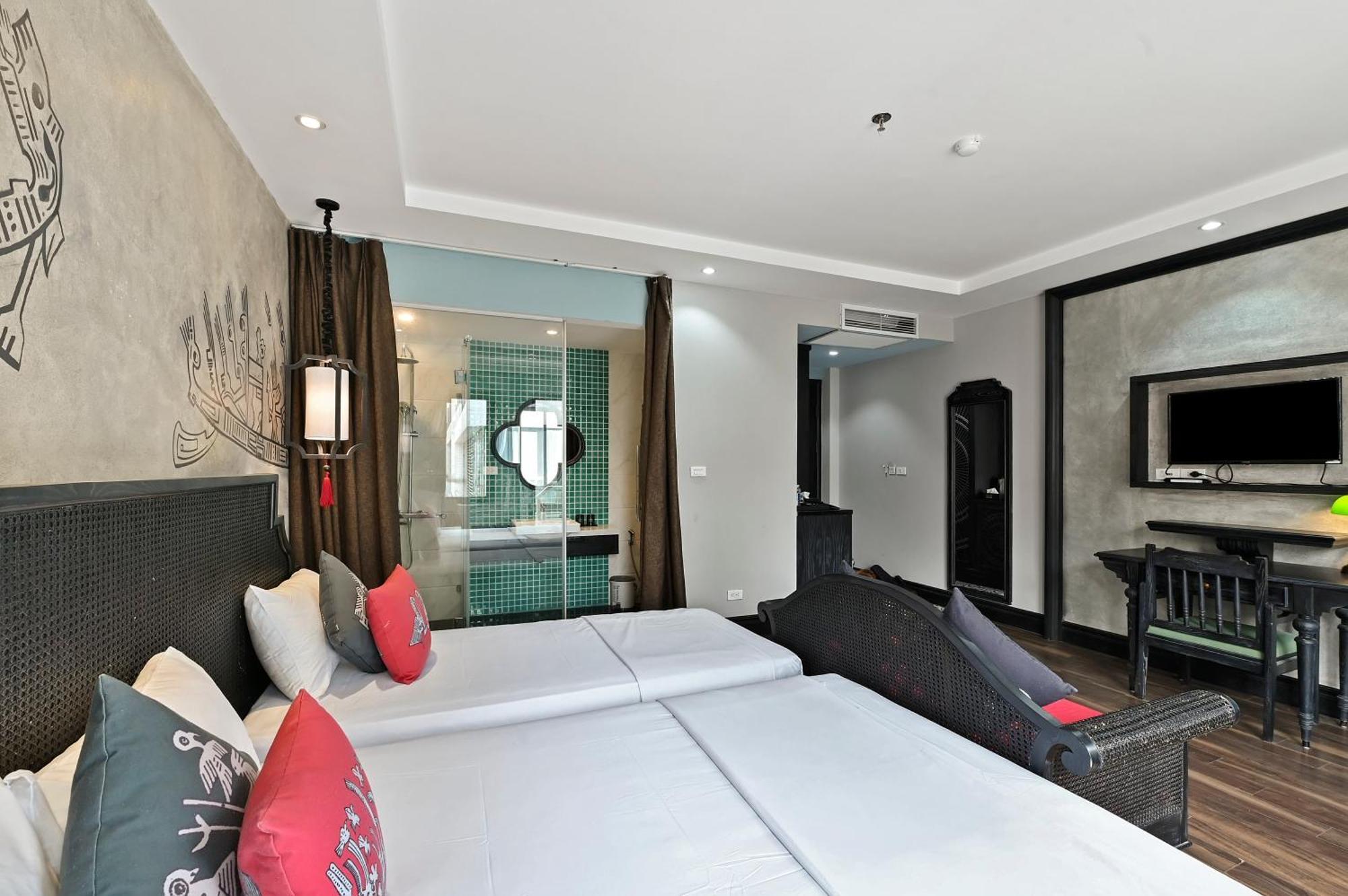 22Land Residence Hotel & Spa 52 Ngo Huyen Hanoi Exterior foto